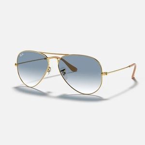 Ray Ban RB3025 Aviator Gradient Blue Fade